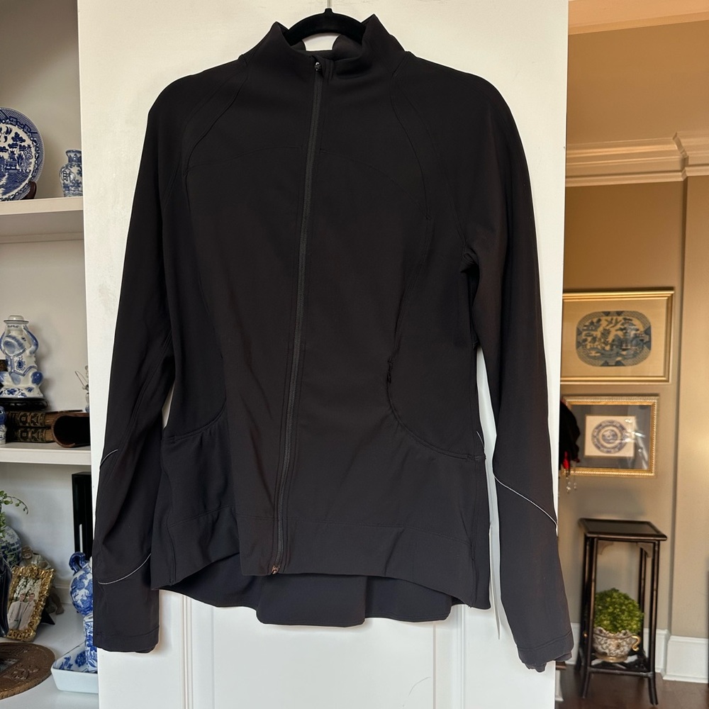 lululemon athletica Black Full-Zip Lightweight Jacket